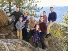 The McGarrity family (L to R) Jeffrey, Augustine, Sonia, Charlotte, Jeff, RoseMarie, Cecilia, Sean, Brendan, Thomas. Photo courtesy of Patrick Sola.